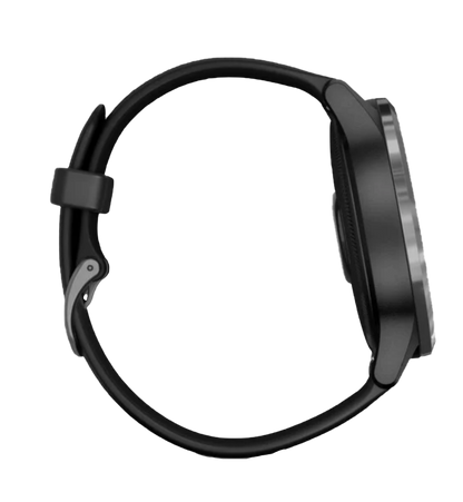 Garmin Vivoactive 4, reloj inteligente con GPS y correa negra (reacondicionado certificado por Garmin)