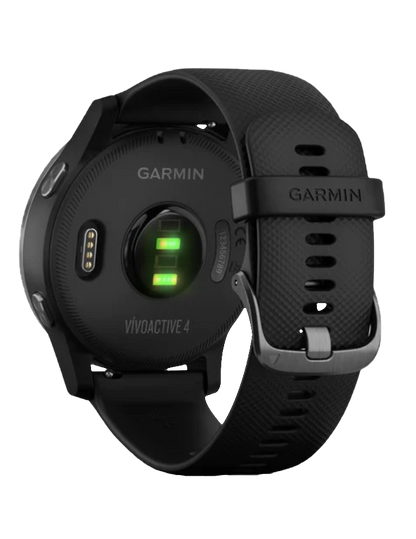 Garmin Vivoactive 4, reloj inteligente con GPS y correa negra (reacondicionado certificado por Garmin)