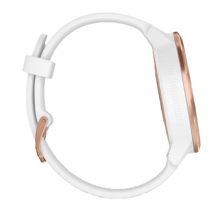 Reloj inteligente con GPS Garmin Vivoactive 3, color blanco y oro rosa (reacondicionado certificado por Garmin)