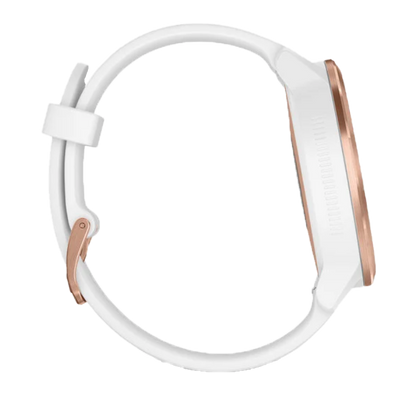 Reloj inteligente con GPS Garmin Vivoactive 3, color blanco y oro rosa (reacondicionado certificado por Garmin)