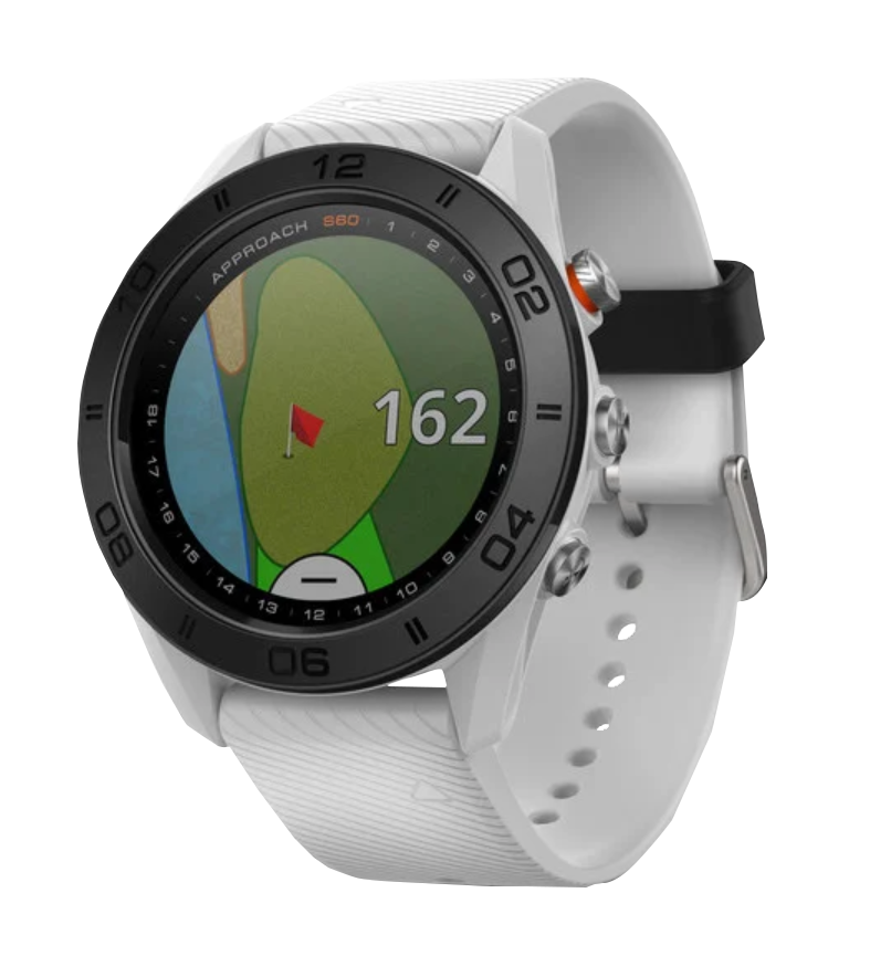 Garmin Approach S60, White, Golf GPS Smartwatch & Rangefinder (Garmin Certified Refurbished)