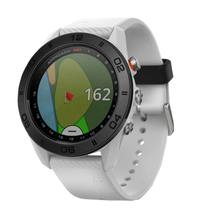 Garmin Approach S60, White, Golf GPS Smartwatch & Rangefinder (Garmin Certified Refurbished)