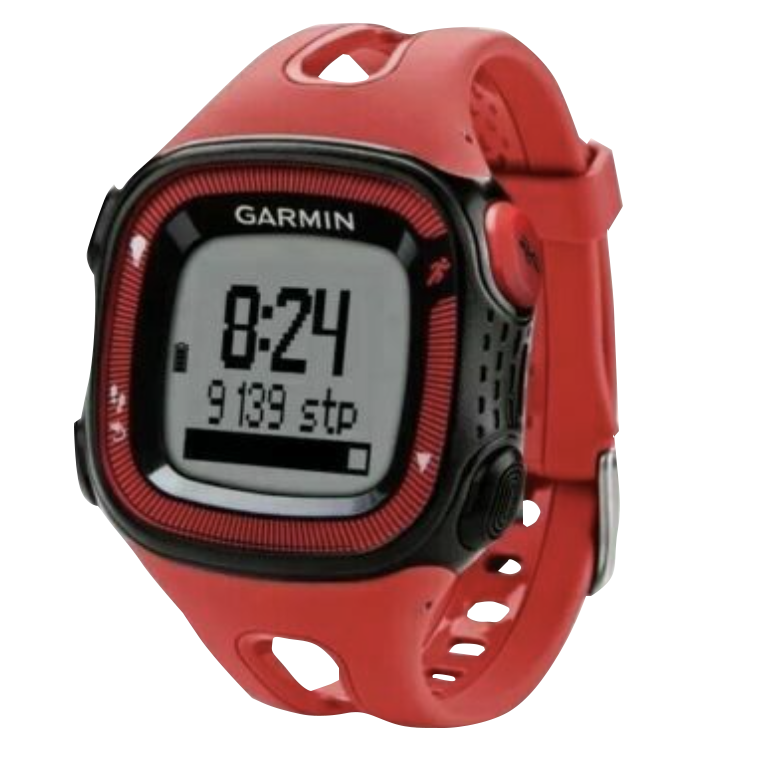 Garmin Forerunner 15 (Large), Red & Black, Fitness GPS Smartwatch for Runners (Garmin Certified Refurbished)