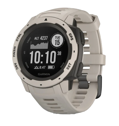 Reloj inteligente resistente con GPS Garmin Instinct, Tundra (reacondicionado certificado por Garmin)