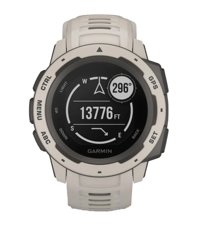 Reloj inteligente resistente con GPS Garmin Instinct, Tundra (reacondicionado certificado por Garmin)