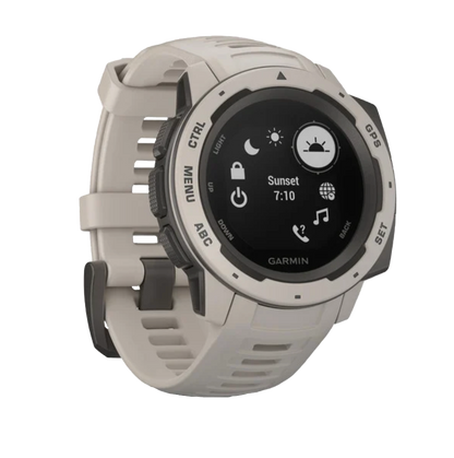 Reloj inteligente resistente con GPS Garmin Instinct, Tundra (reacondicionado certificado por Garmin)