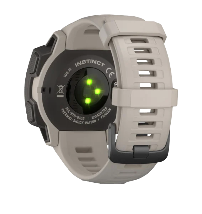 Reloj inteligente resistente con GPS Garmin Instinct, Tundra (reacondicionado certificado por Garmin)