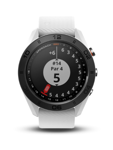 Garmin Approach S60, White, Golf GPS Smartwatch & Rangefinder (010-01702-01)