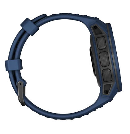 Reloj inteligente resistente con GPS Garmin Instinct Solar Tidal Blue (reacondicionado certificado por Garmin)