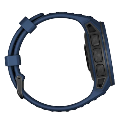 Reloj inteligente resistente con GPS Garmin Instinct Solar Tidal Blue (reacondicionado certificado por Garmin)