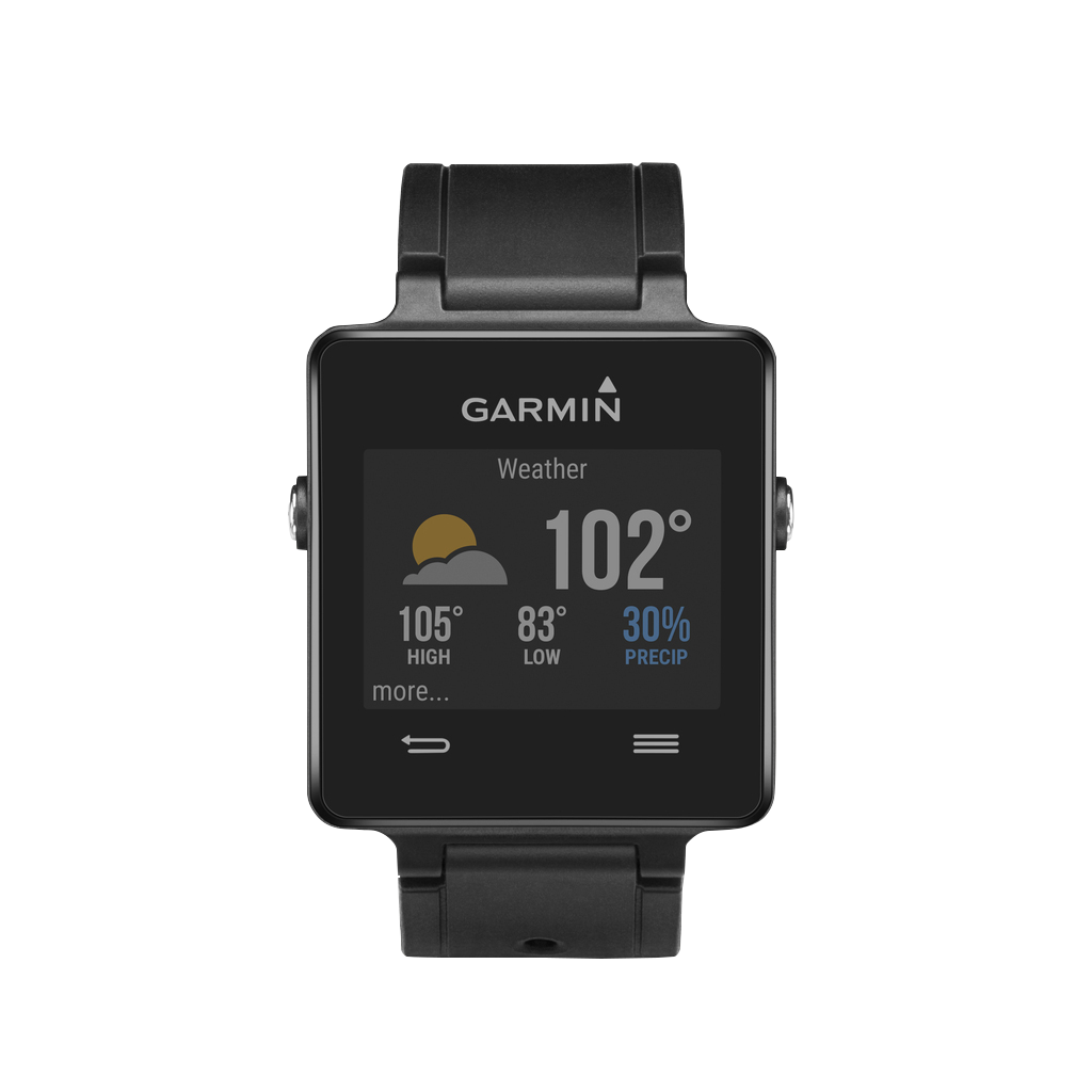 Garmin Vivoactive, paquete negro, reloj inteligente con GPS (reacondicionado certificado por Garmin)