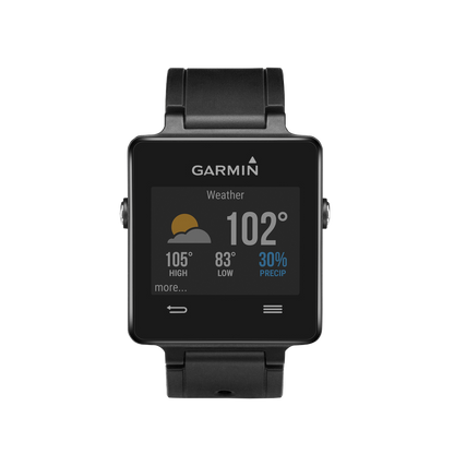 Garmin Vivoactive, paquete negro, reloj inteligente con GPS (reacondicionado certificado por Garmin)