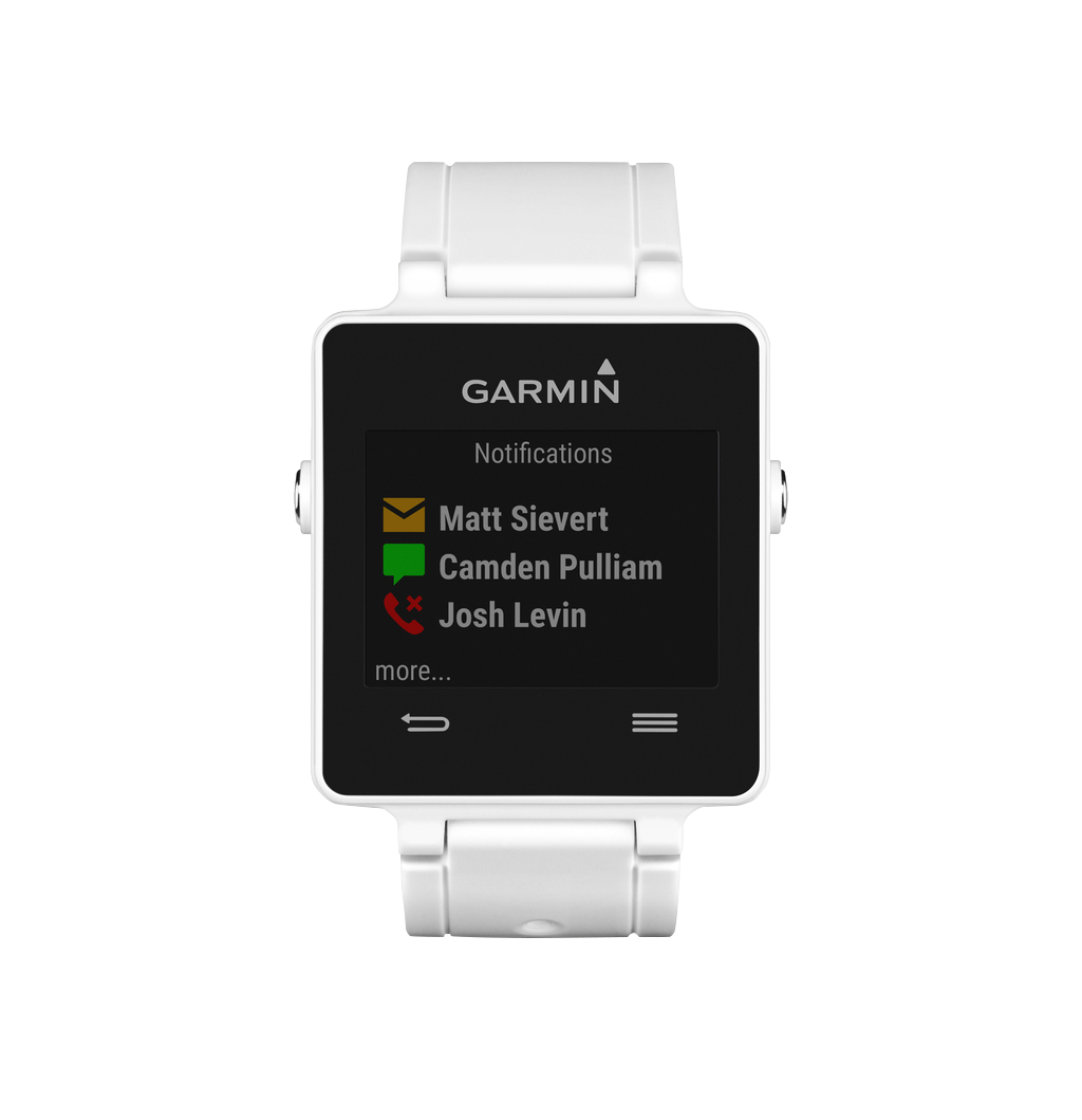 Reloj inteligente Garmin Vivoactive, blanco, con GPS (reacondicionado certificado por Garmin)