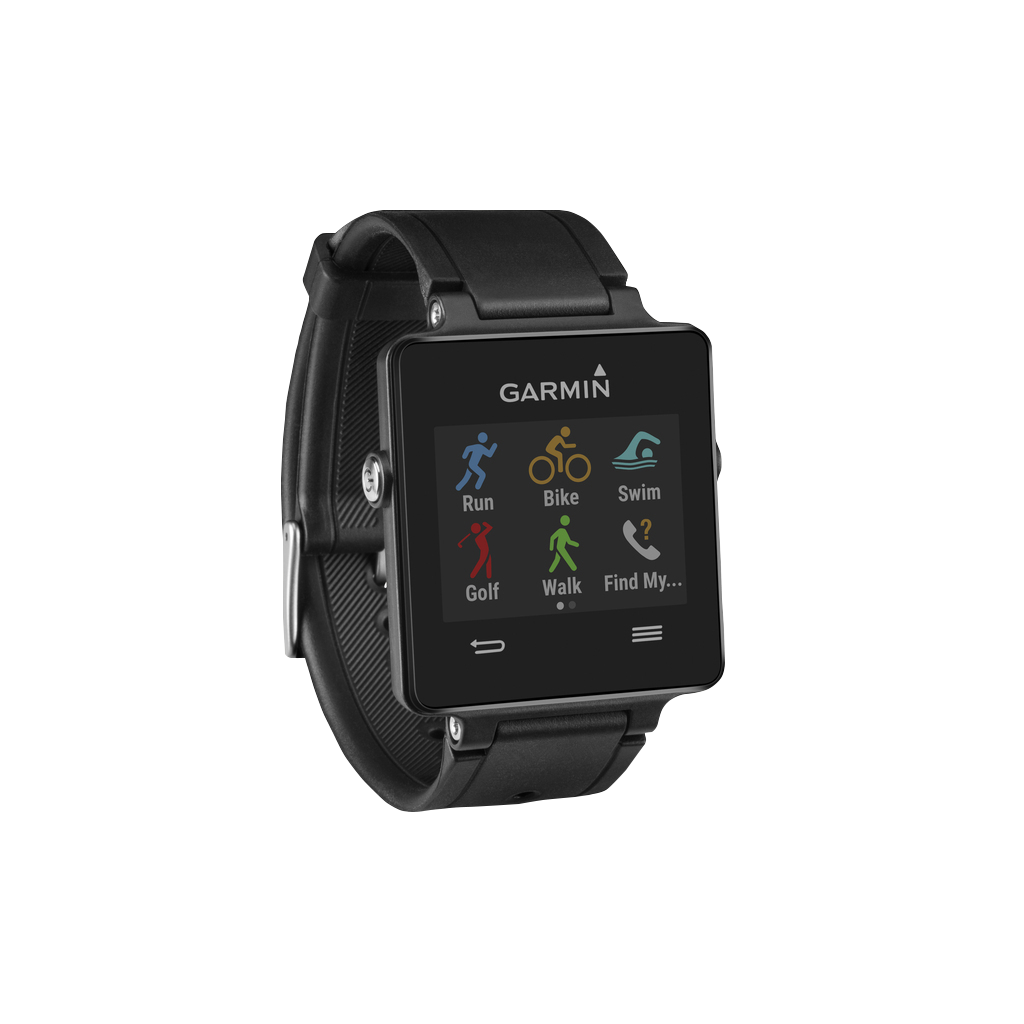 Garmin Vivoactive, paquete negro, reloj inteligente con GPS (reacondicionado certificado por Garmin)