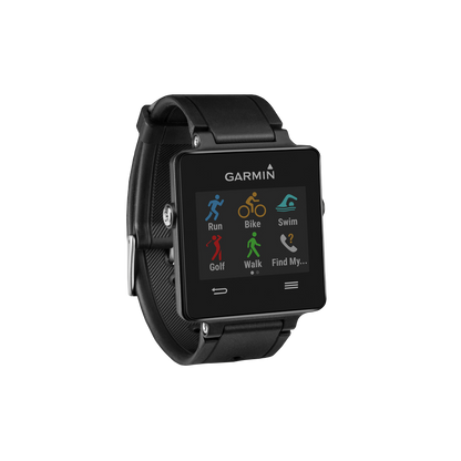 Garmin Vivoactive, paquete negro, reloj inteligente con GPS (reacondicionado certificado por Garmin)