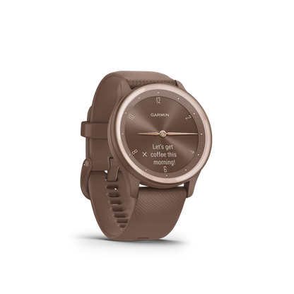 Garmin Cocoa con detalles en dorado melocotón (010-02566-02)