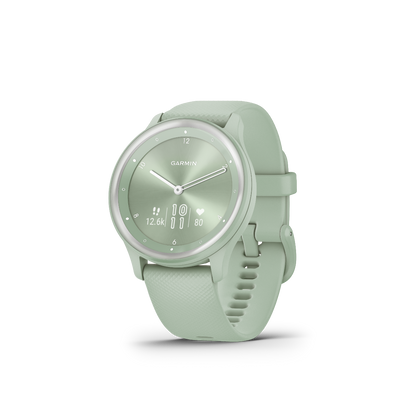 Garmin Vivomove Sport Cool Mint con detalles en plata (010-02566-03)